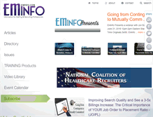 Tablet Screenshot of eminfo.com
